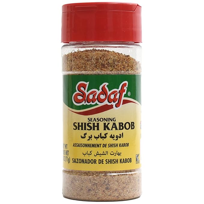 Sadaf Shish Kabob Seasoning 3x 2.5 oz. - Middle eastern and mediterranean kabob spices and