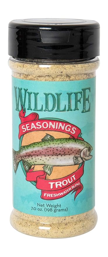 Wildlife Seasonings Trout Freshwater Blend ??Premium Dry Rub & Grilling Seasoning for Trout, Meat