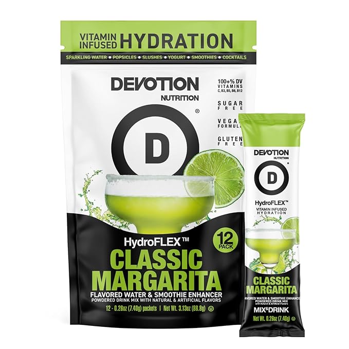 Devotion Nutrition HydroFLEX Water Flavoring Packets ??Sugar-Free Hydration with Vitamins &