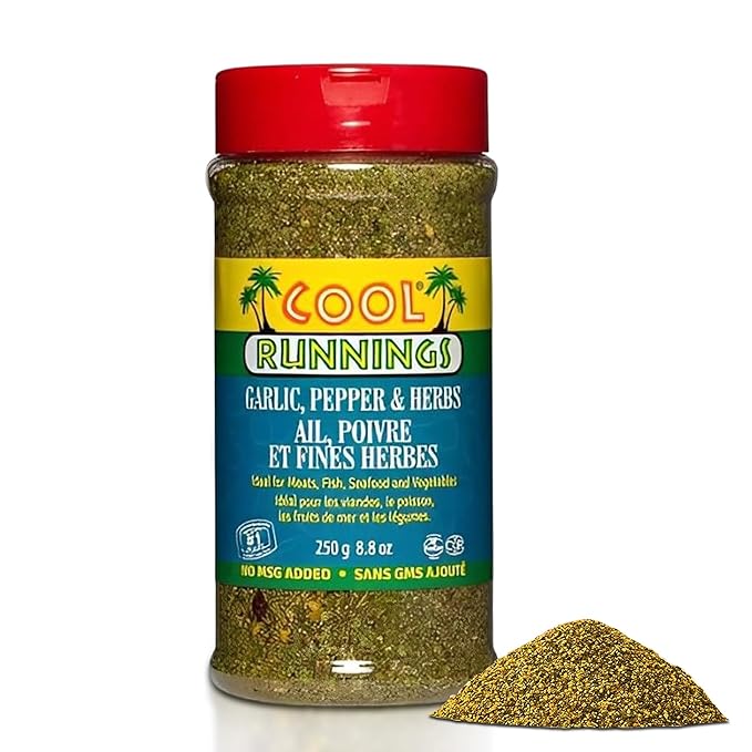 Cool Runnings Garlic, Pepper, and Herbs Seasoning 250g ??Perfect Blend of Spices and Herbs for
