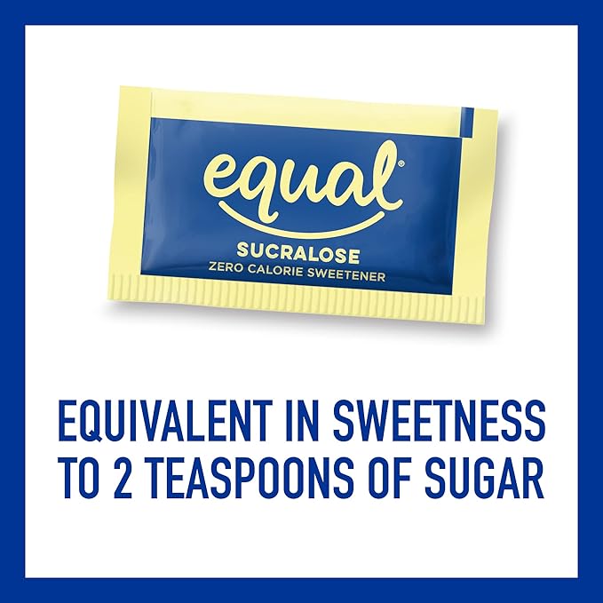 EQUAL Yellow Zero Calorie Sweetener, Sucralose Sugar Substitute, Zero Calorie Sugar Alternative