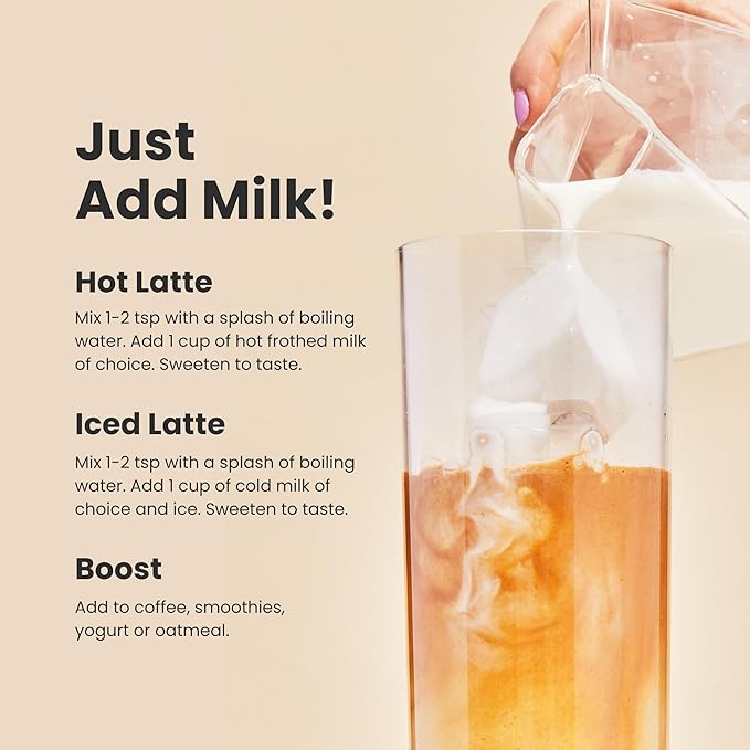 Blume Superfoods Latte - Turmeric Powder and Ginger Powder - Golden Milk, Cardamom, Ginger Root