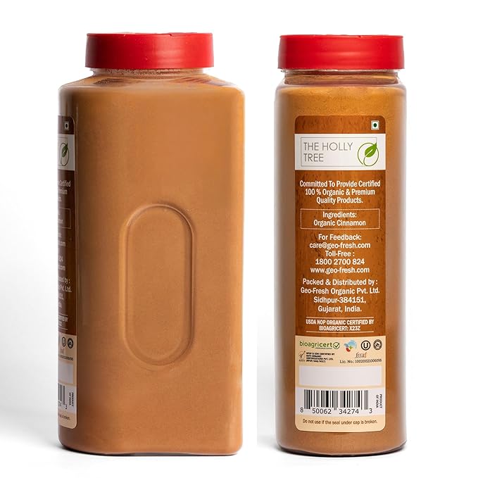 Organic Cinnamon Powder 15.90 oz - Organic Ground Cinnamon Bulk Spice - USDA Certified, Gluten