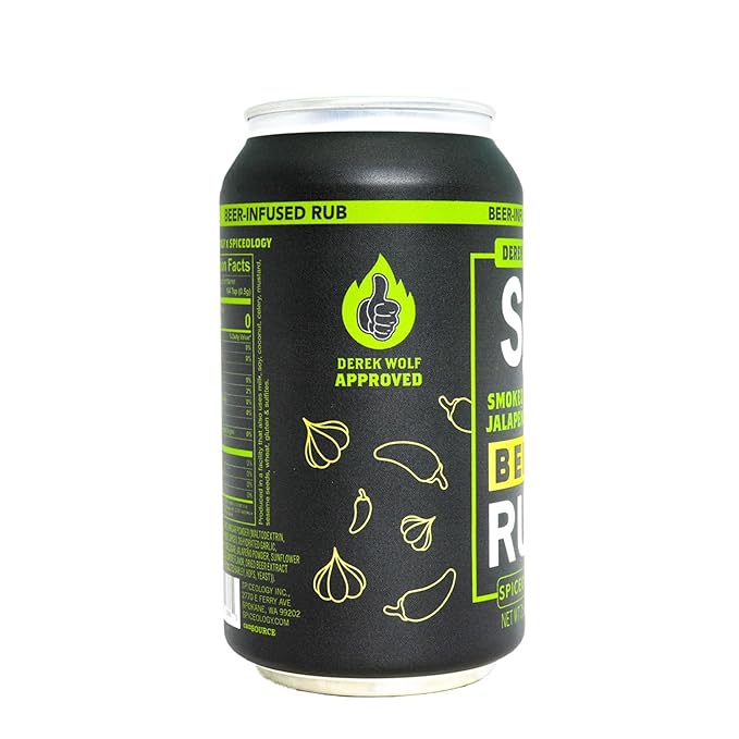 Spiceology & Derek Wolf - Smoked Garlic Jalapeno Lager - Beer-Infused Barbecue Rubs, Spices and