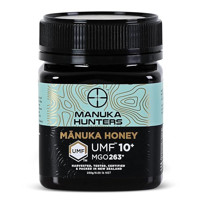 Manuka Hunters UMF 10+/MGO 263+ Certified New Zealand Manuka Honey - 100% Pure Natural Sweetener