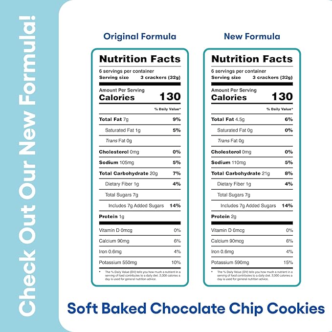 Partake Gluten Free Soft Baked Chocolate Chip Cookies - Vegan - Free From the Top 9 Allergens