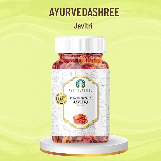 AYURVEDASHREE Mace Whole (Javathri), Spice 50g PET Jar ~ All Natural | Vegan | NON-GMO | Indian
