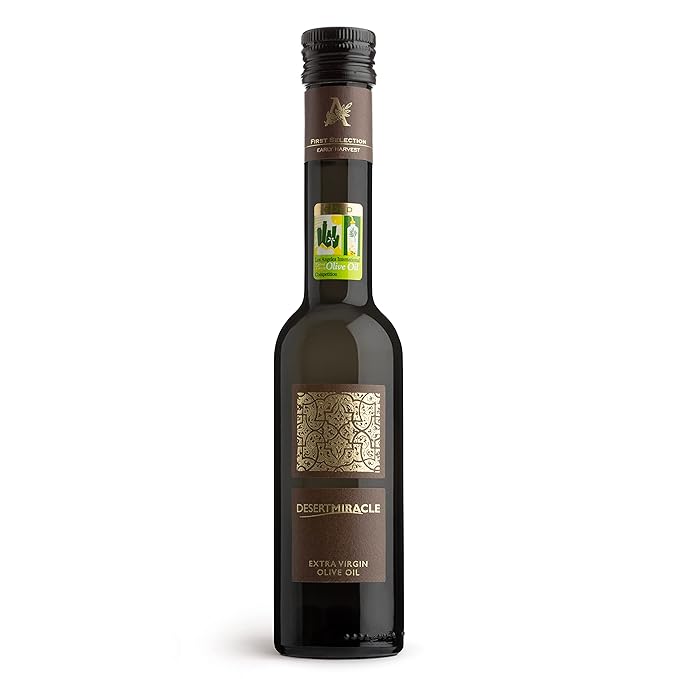 DESERTMIRACLE Cold Pressed Polyphenol Rich Moroccan Olive Oil, Organic Extra Virgin Olive Oil with