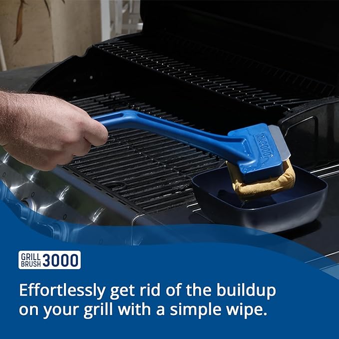 Grill Rescue BBQ Replaceable Scraper Cleaning Head, Bristle Free - Safe, Durable and Unique Scraper