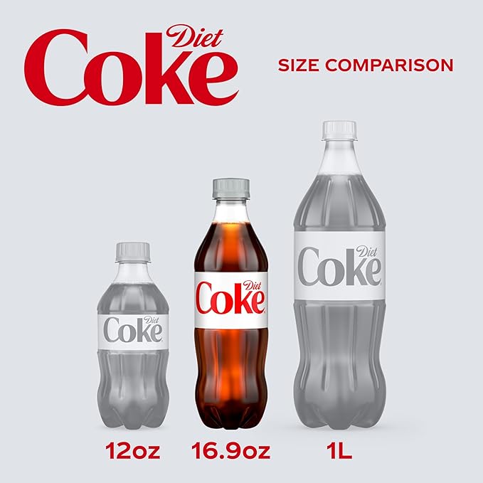 Diet Coke, 16.9 fl oz, 6 Pack (Package May Vary)