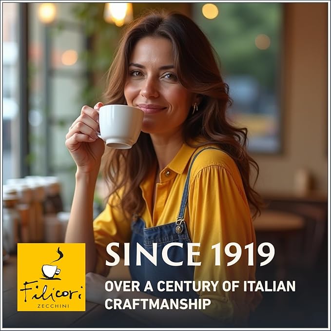 Filicori Zecchini Italian Espresso Beans ??Whole Bean Coffee, Bold Dark Roast Arabica & Robusta