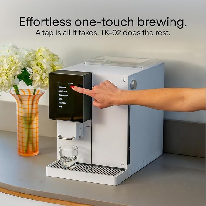 Terra Kaffe Super Automatic Espresso Machine - App-Enabled Coffee Machine - Auto Wake & Sleep - All