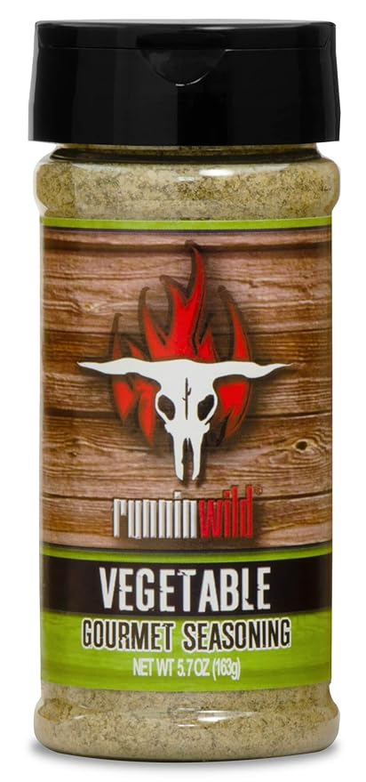 Gourmet Vegetable Seasoning | No Artificial Flavors, No MSG added | Runnin??Wild Foods, 5.7 ounces