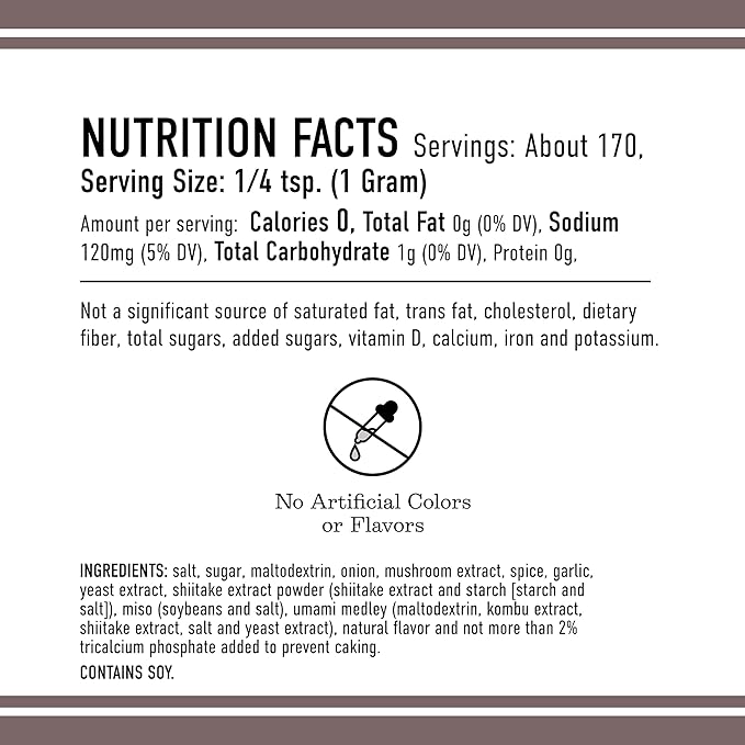 Lillie?™s Q - Umami Boost Seasoning, Umami Seasoning for Cooking, Mushroom, Garlic & Onion Spices