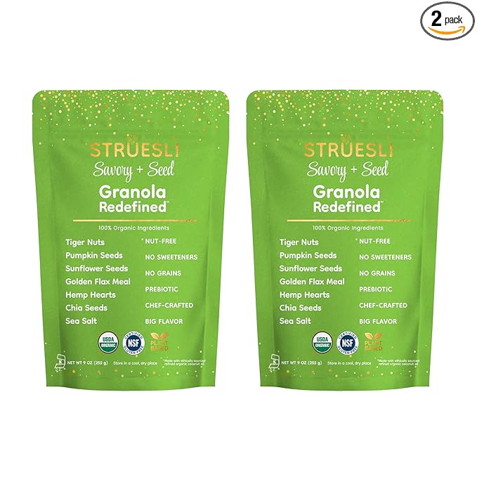 Struesli - Organic Savory + Seed Granola Redefined | No Added Sweeteners, No Grains | Keto & Paleo