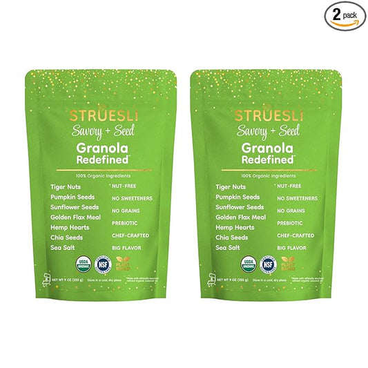 Struesli - Organic Savory + Seed Granola Redefined | No Added Sweeteners, No Grains | Keto & Paleo