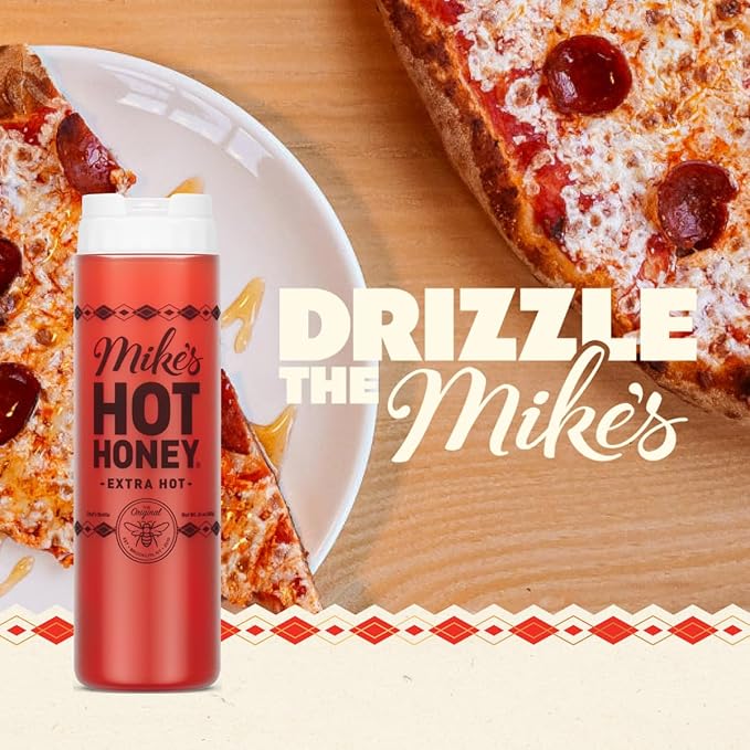 Mike's Hot Honey, Extra Hot, America's #1 Brand of Hot Honey, Spicy Honey Infused with Chili