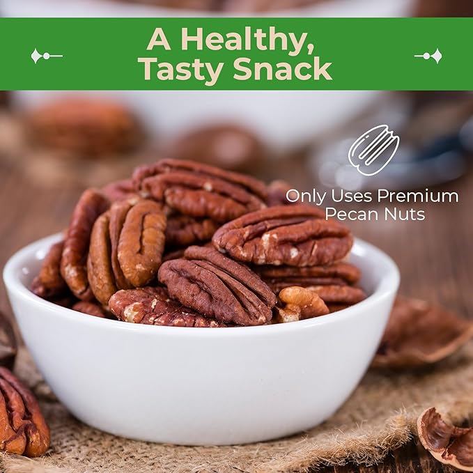 Sincerely Nuts - Raw Pecans (No Shell) | Two Lb. Bag | Shelled Whole Pecan | Delicious Healthy