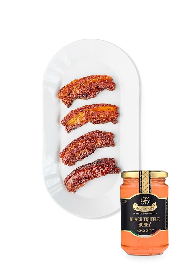 La Rustichella - Black Truffle Honey 4.94 oz (140 gr) - 100% Made in Italy | Gluten-Free