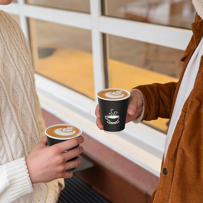 10 oz Paper Cups, 270 Count, Disposable Coffee Cups for Water, Juice or Tea, Perfect for Office