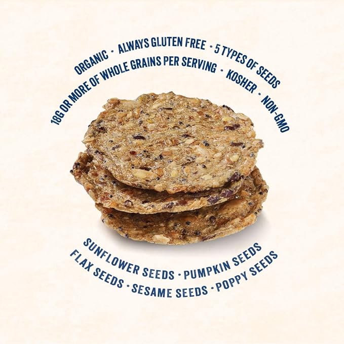 Mary's Gone Crackers Super Seed Classic Crackers, Vegan Friendly, Kosher, USDA Certified Organic