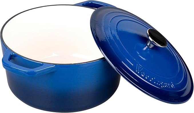 Enameled Cast Iron Dutch Oven Pot with Lid, for Bread Baking, Round Bread Oven- include Sourdough