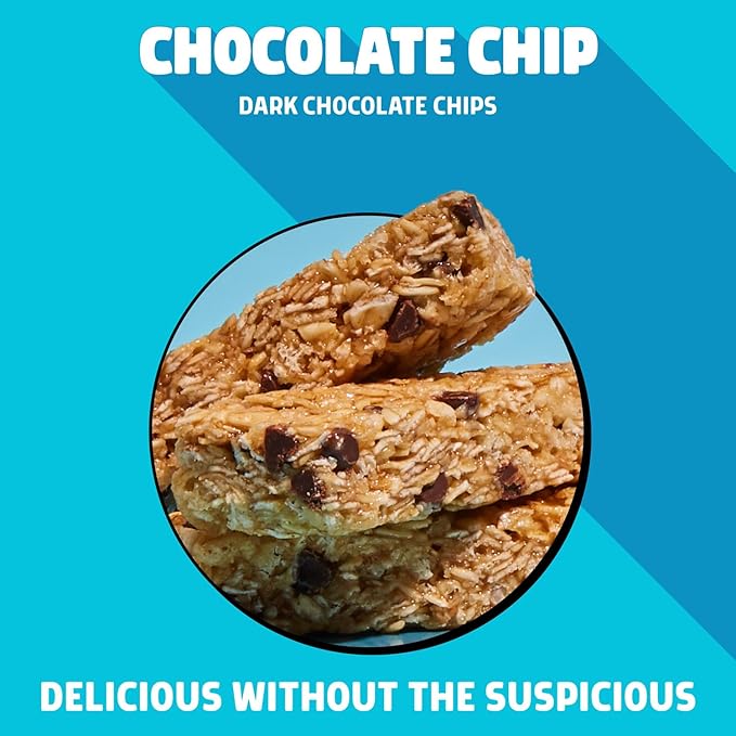 JUNKLESS Chewy Granola Bar 4?멑lavor Variety Pack (24 Bars)?밡on?멒MO, Gluten?멑ree, Less Sugar Snack