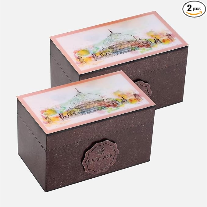 Octavius Assorted Tea Gift Set | 6 Flavored Black & Green Teas | 30 Premium Teabags in Each Box |