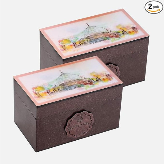 Octavius Assorted Tea Gift Set | 6 Flavored Black & Green Teas | 30 Premium Teabags in Each Box |