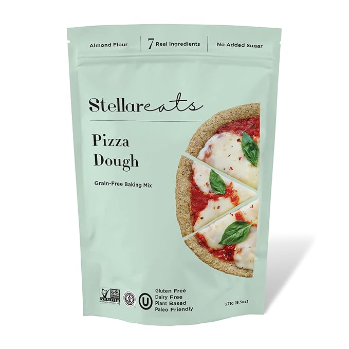 Stellar Eats Grain-Free Pizza Dough Baking Mix | Gluten-Free, Dairy-Free, Plant-Based