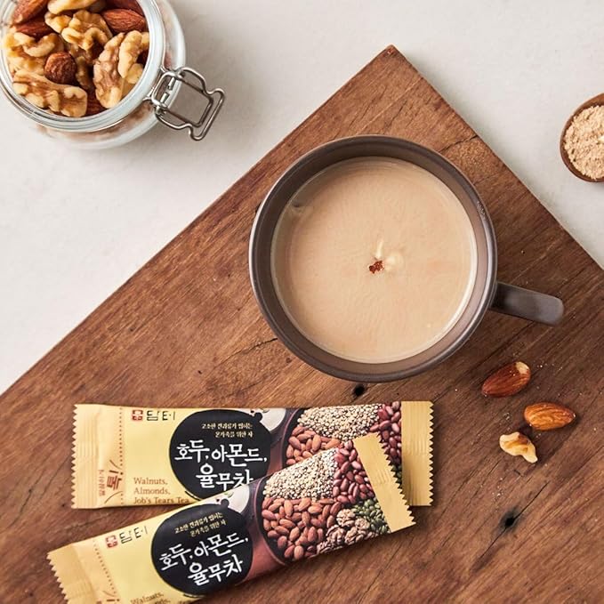 Damtuh Korean Walnut Almond Adlay (Job's Tear) Powder Meal Replacement Shake – Nutty Breakfast