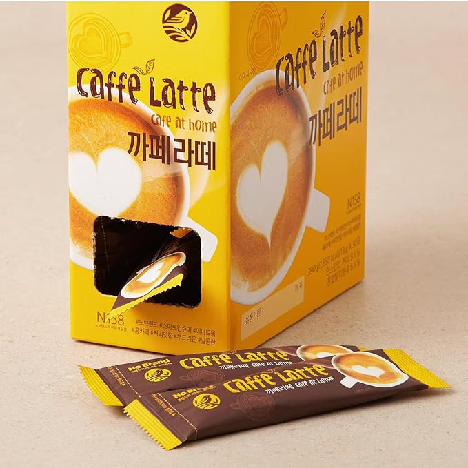 COELO Caffe Latte Coffee Mix 30Pack x 13g (Total 13.7oz) Premium Korean Instant Coffee Milk