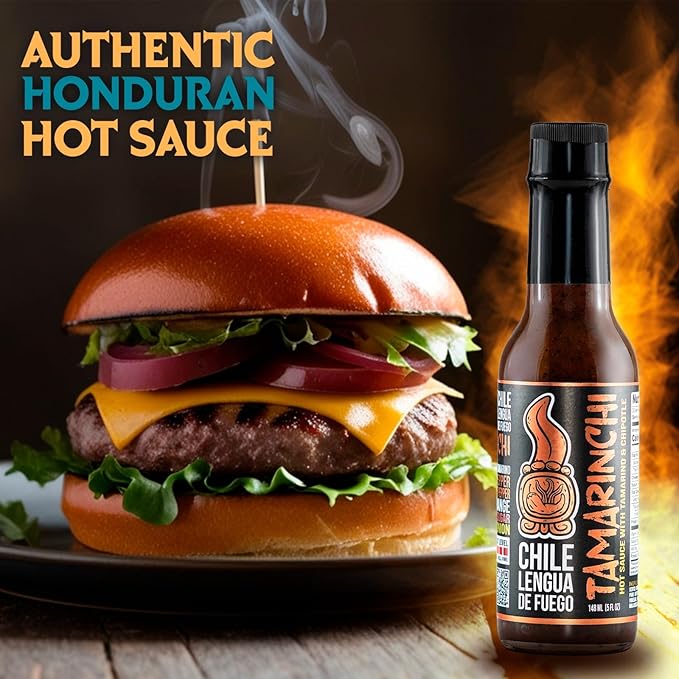 Hot Sauce | Chile Lengua de Fuego (Pack of 3, Tamarinchi) – Mild Tamarind & Chipotle Gourmet Sauce