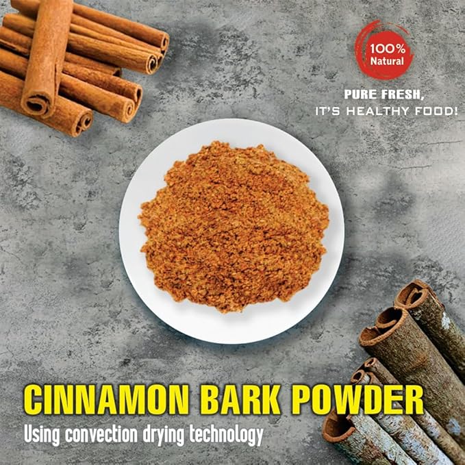 CINNAMON BARK POWDER 5.29 Oz (150g) VIETFARMFOOD: Natural pure, convection dried seasoning made