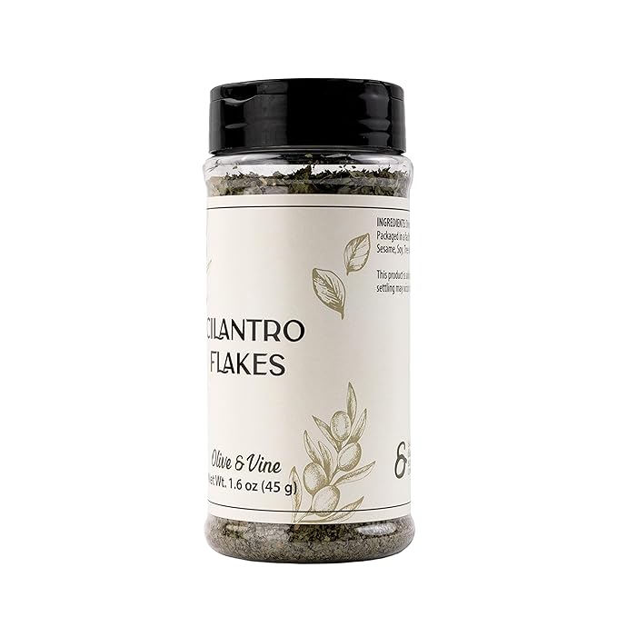 Olive & Vine Cilantro Flakes, Fresh & Zesty, For Tacos & Salsas, Rich Tradition, Authentic Taste
