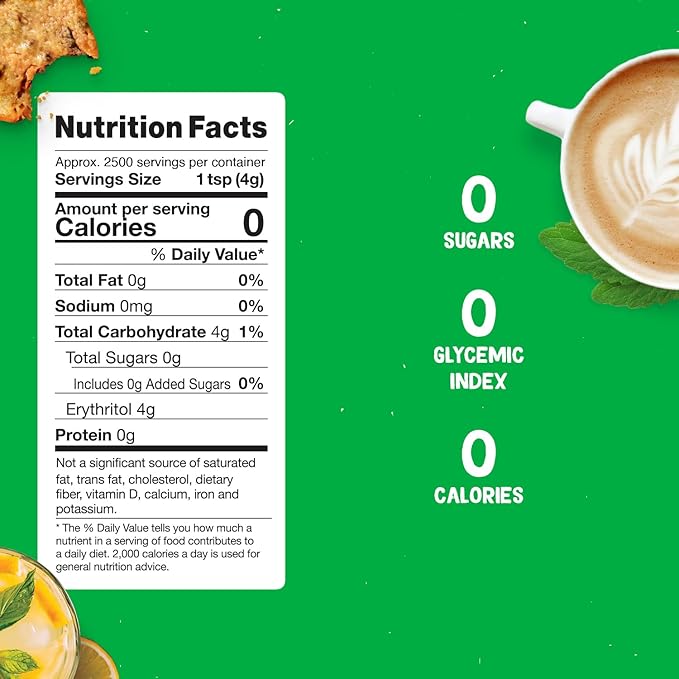 Pyure Organic All-Purpose Blend Stevia Sweetener | White Sugar Substitute, Zero Carb, Zero Sugar