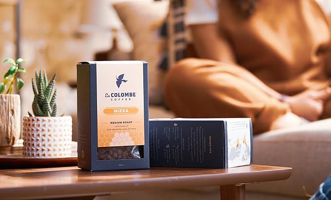 La Colombe Nizza Medium Roast Whole Bean Coffee - Notes of Milk Chocolate, Nuts & Brownie with