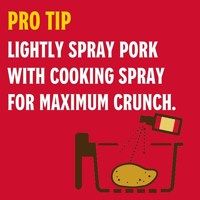 Louisiana Fish Fry Products Air Fry Pork Coating Mix, 5 Oz, Pack of 6