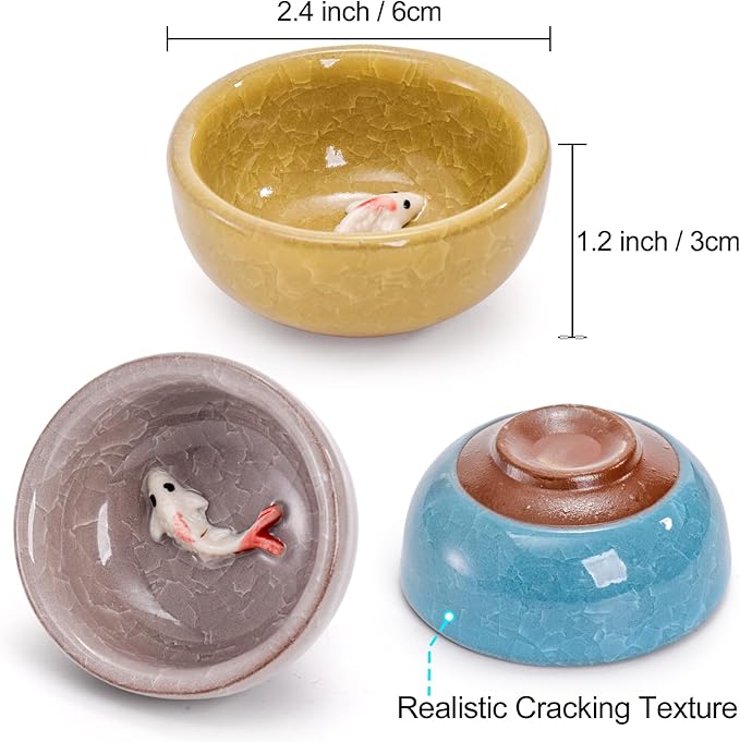 Foraineam 12 Pieces Ceramic Sake Tea Cups, Korean Soju Shot Glasses Sets, 1 oz / 30ml Tiny Sake