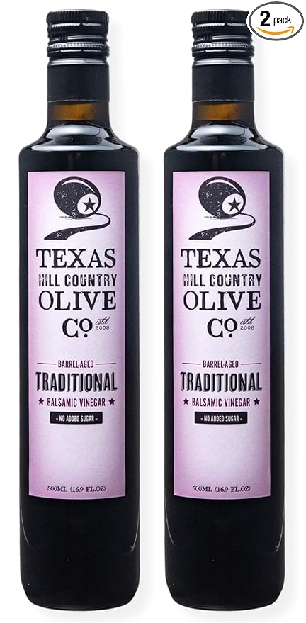 Traditional Balsamic Vinegar - Gourmet Barrel Aged Balsamic Vinegar - Great for Dressing Dipping