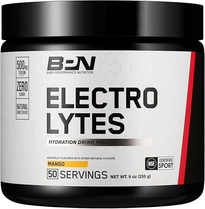 BARE PERFORMANCE NUTRITION BPN Electrolytes Hydration Drink Mix | Sugar Free Electrolyte Powder |
