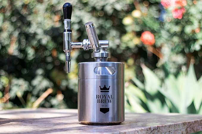 The Original Royal Brew Nitro Cold Brew Coffee Maker - Gift for Coffee Lovers - 64 oz Home Keg