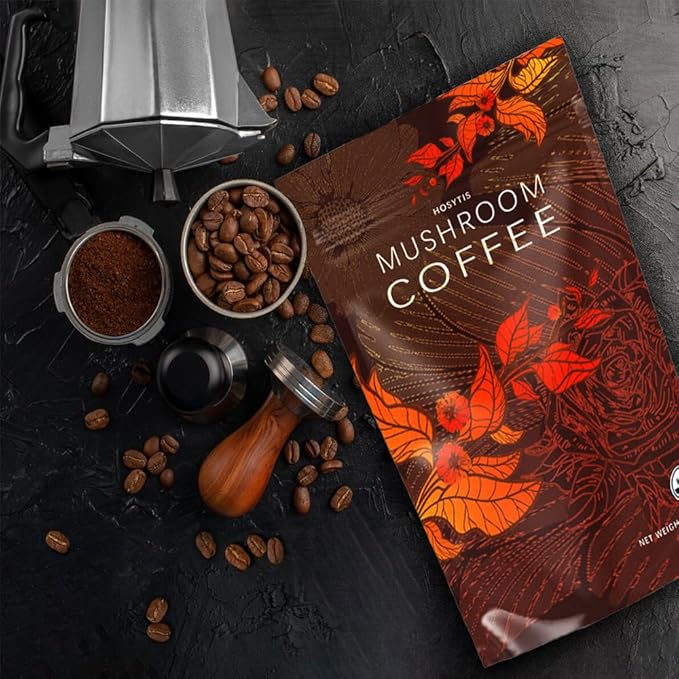 Mushroom Coffee With Lion's Mane, Reishi, Cordyceps, Shiitake, King Trumpet & Turkey Tail Everyday