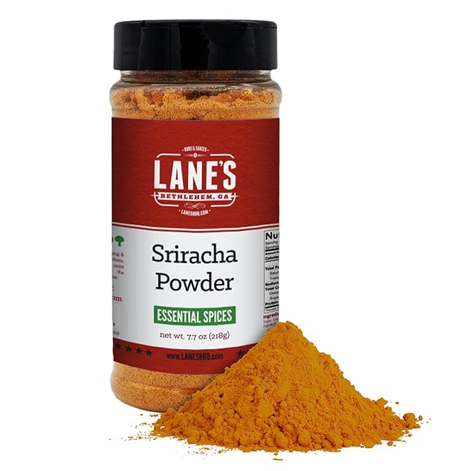 Lane's Sriracha Seasoning Powder, All-Natural Sriracha Powder Seasonings and Spices for Cooking