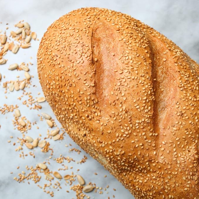 Olive & Vine White Sesame Seeds, Nutty Flavor, For Baking & Cooking, Rich Tradition, Authentic