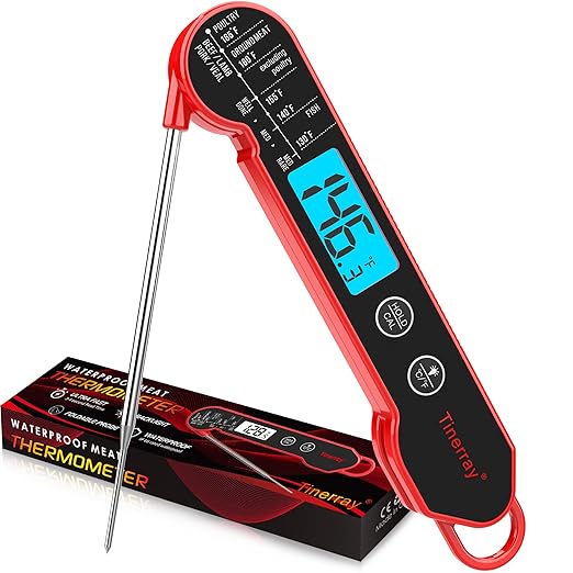 Digital Meat Thermometer for Cooking ??Waterproof Instant Read Food Thermometer with Backlight &