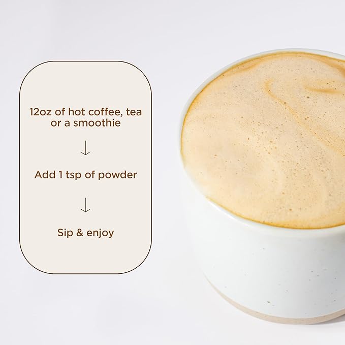 Laird Superfood Organic Performance Mushroom Blend with Chaga, Cordyceps, Lion's Mane and Maitake