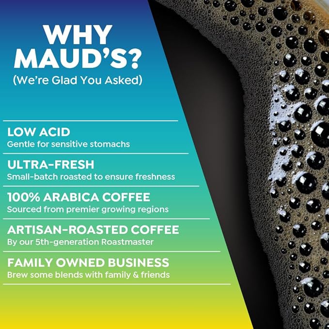 Maud's Sumatra Coffee Pods, 100 ct, Dark Roast Coffee in Recyclable Single Serve Pods – 100%