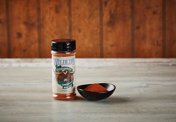 Wildlife Seasonings Longhorn Brisket Rub ??Sweet & Smoky Dry Rub Seasoning for BBQ & Smoking |
