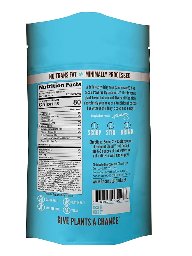 Coconut Cloud: Vegan, Natural, Delicious, Creamy Chocolate | Made in Colorado from Premium Milk